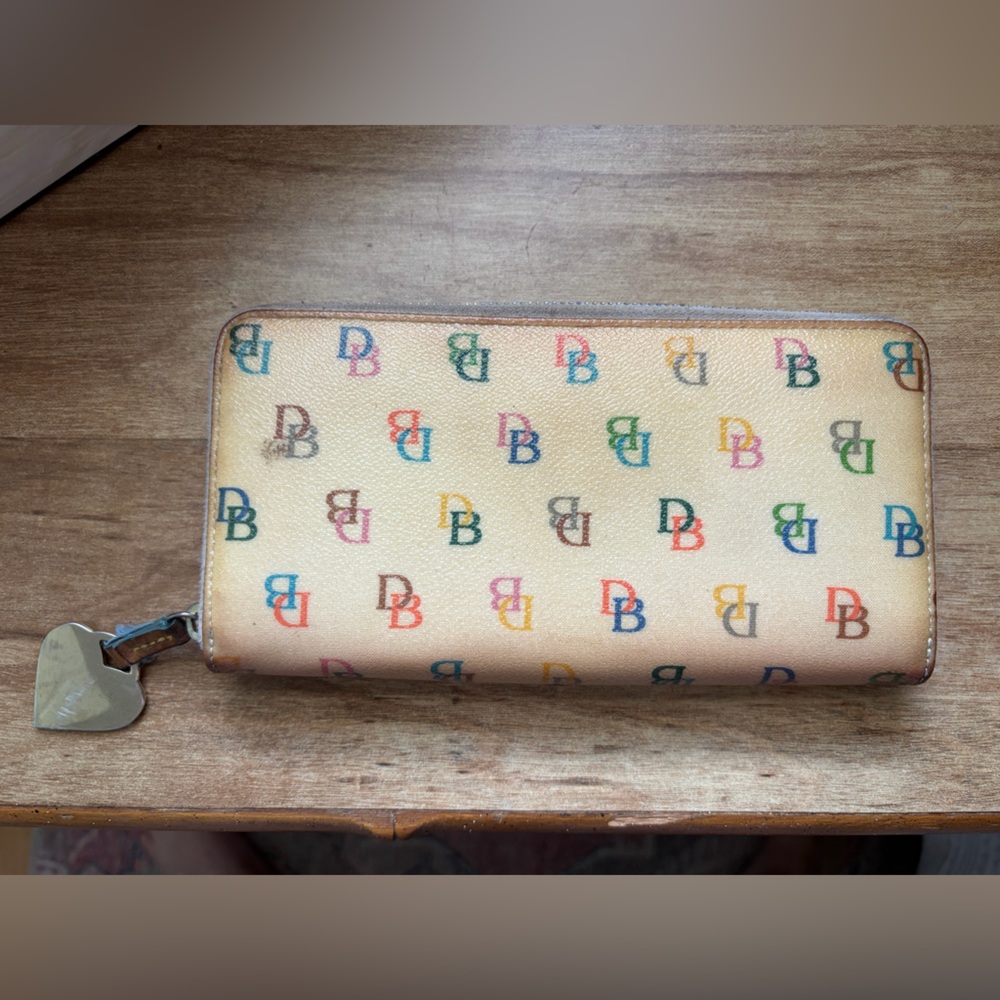 Dooney & Bourke Multicolor Logo Continental Wallet - Picture 6 of 8